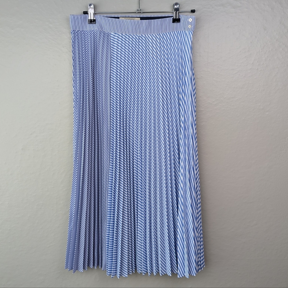 SCOTCH & SODA Mixed Stripe Pleated Skirt S NWT